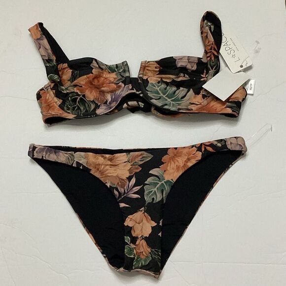 New. L*SPACE floral bikini. XS. Retails $198 - Picture 6 of 10